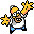 Homertopia Homer reaching up